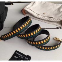 Hermes Black Tressage Cuir 25 MM Bags Strap